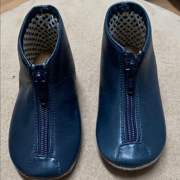POM D'API NAVY ZIPPER SLIPPER BOOTIE - Picture 5 of 9